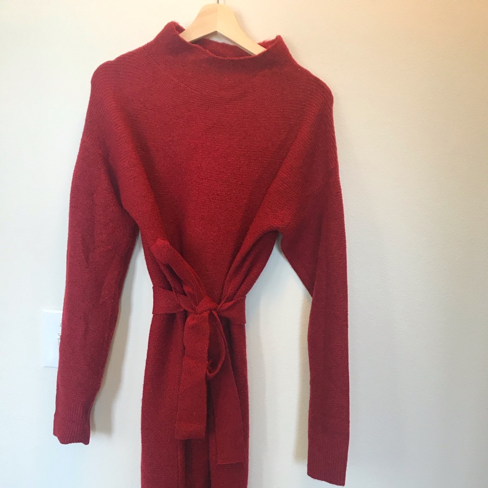 Winter sweater dress
